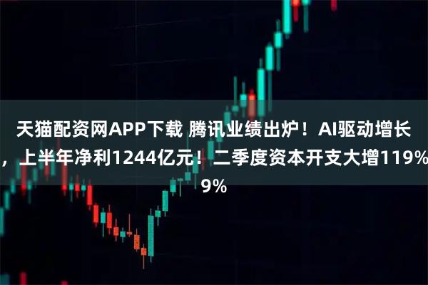 天猫配资网APP下载 腾讯业绩出炉！AI驱动增长，上半年净利1244亿元！二季度资本开支大增119%